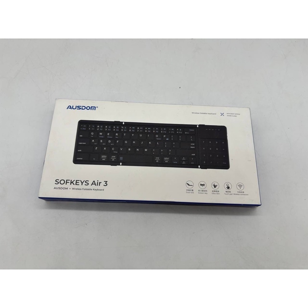 AUSDOM SOFKEYS Air 3 Wireless Foldable Keyboard with Touchpad